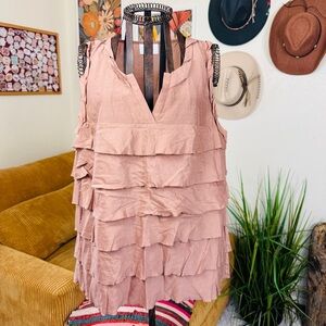 3/$20 LOFT | Ann Taylor | ruffle sleeveless tank top | S